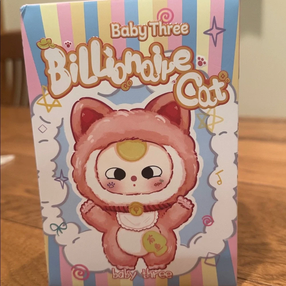 Blind Baby Three Billionaire Cat Figure